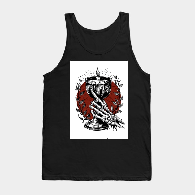 Chalice Tank Top by Brain Vomit 